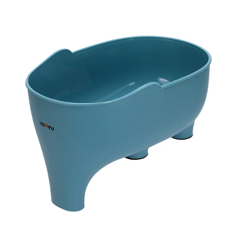 Elephant Drain Basket Multi-purpose Kitchen Storage Drain Basket Household Fruit and Vegetable Basket Plastic Drain Basket