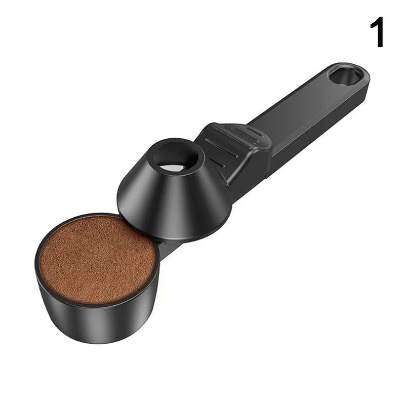 1pcs Coffee Scoop With Funnel For Reusable K-cup Coffee Pot 2 Tablespoon Capacity Coffee Measuring Spoon Kitchen Accessories