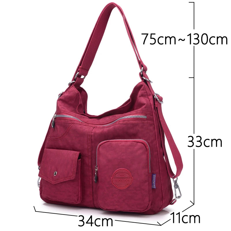 Luxury Handbags Women Bags Designer Waterproof Bylon Cloth Crossbody Bags for Women 2022 Large Capacity Lady Shoulder Bag Tote