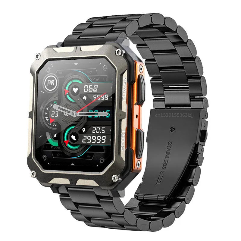 C20 PRO Smart Watch Men Bluetooth Call Outdoor Sports 1.83inch Large Screen Voice Assistant Fitness C20Pro Smartwatch