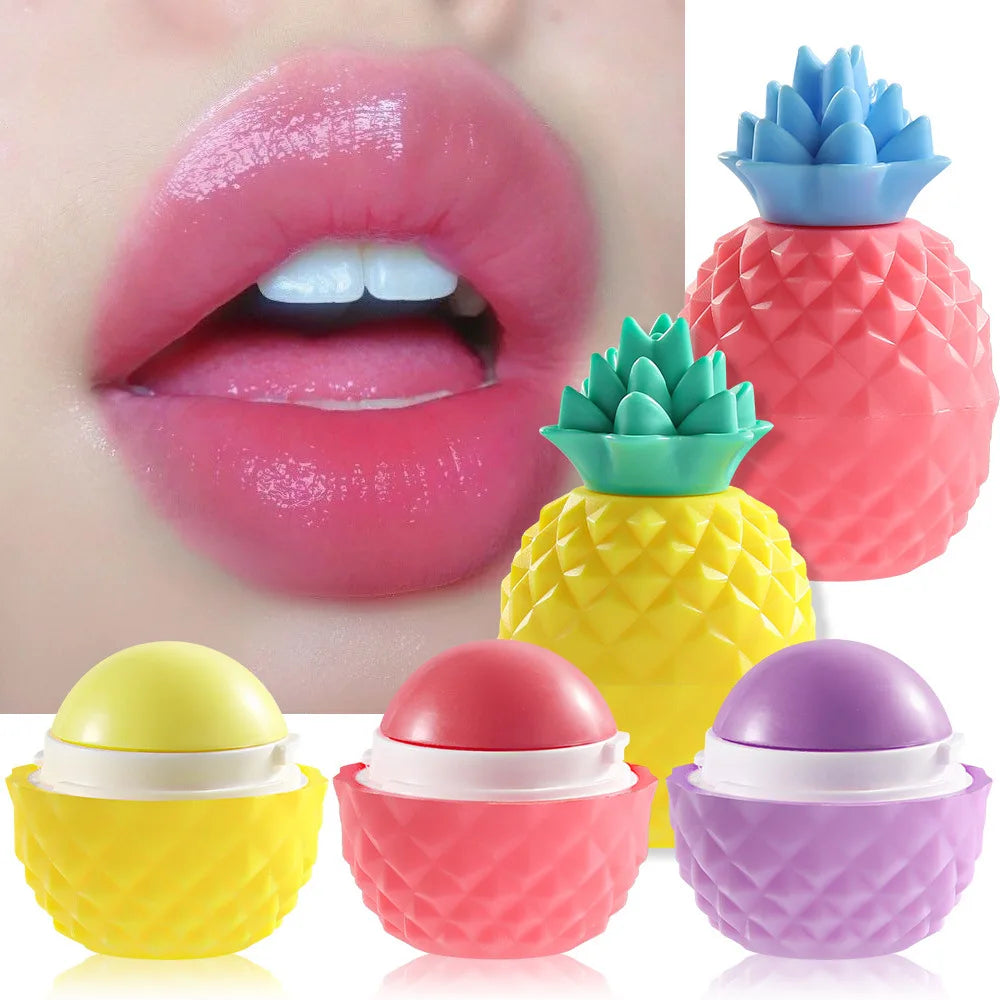 Lip Care Lasting Moisturizing Lipstick Temperature Change Lip Balm Protecting Softening Lips Pineapple Ball Lip Balm Lipsticks