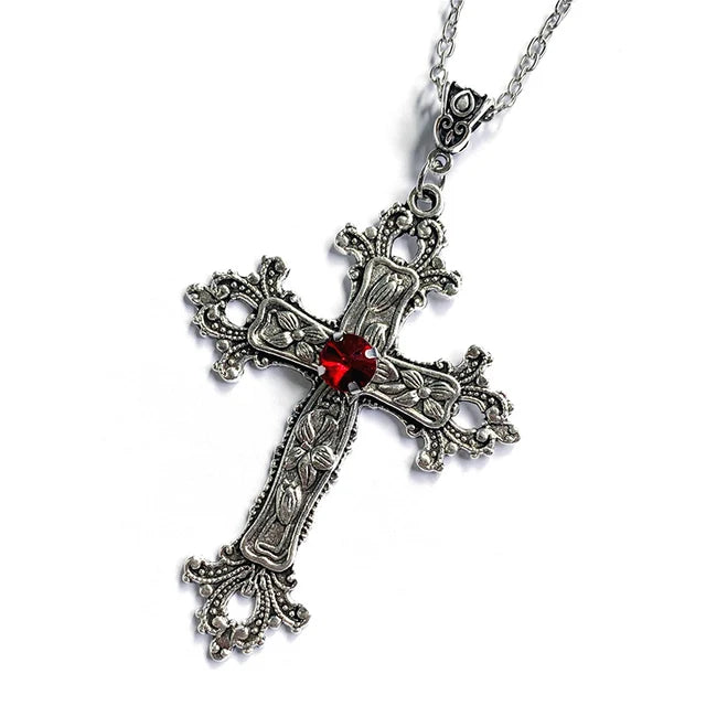 Anime Death Note Necklace Misa Amane Cosplay Detailed Cross Pendant Choker Jewelry Accessories Props Gift