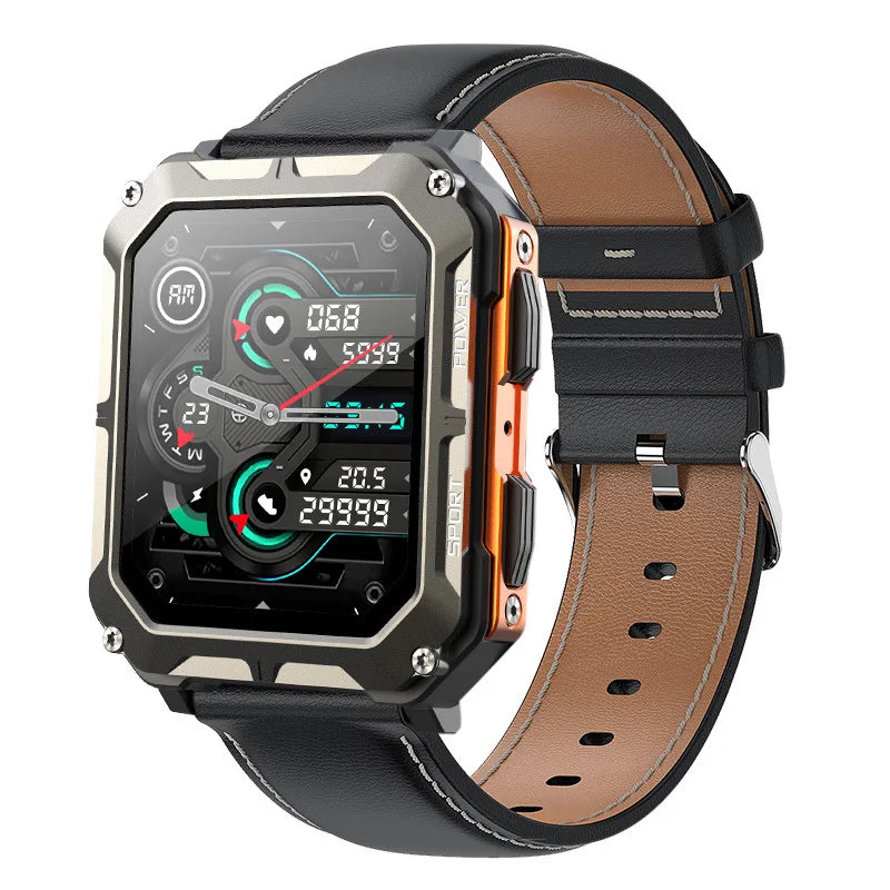 C20 PRO Smart Watch Men Bluetooth Call Outdoor Sports 1.83inch Large Screen Voice Assistant Fitness C20Pro Smartwatch