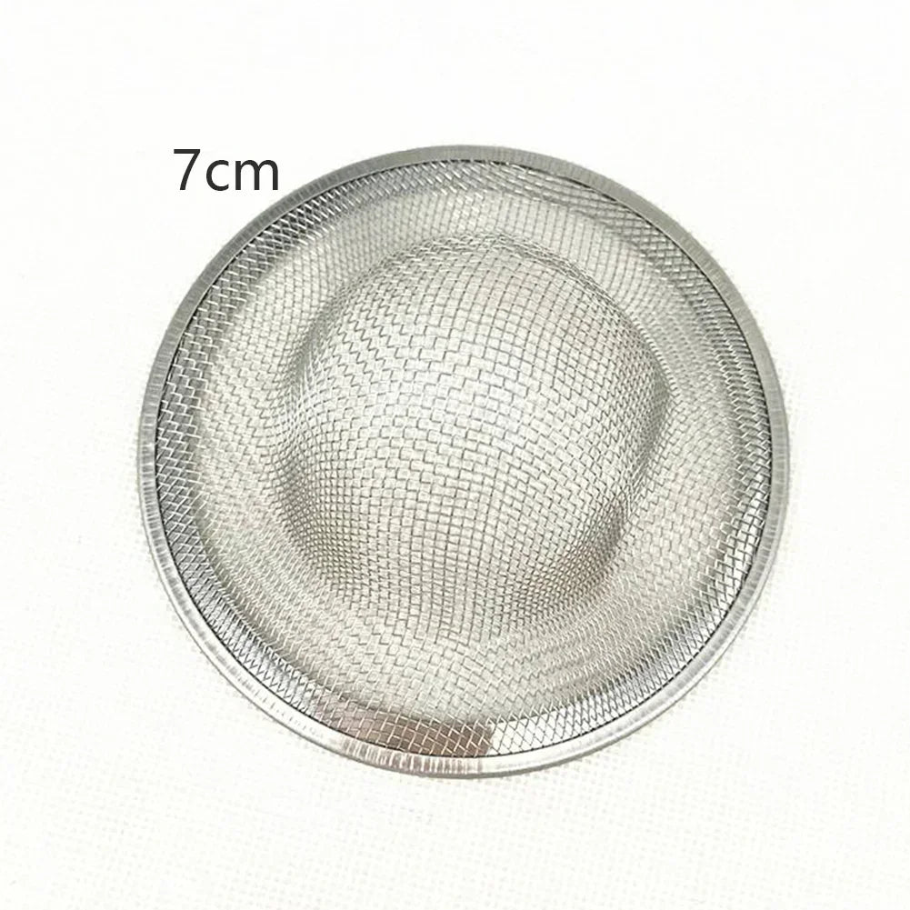 5/7/9/11cm Kitchen Water Sink Filter Stainless Steel Sink Mesh Strainer Bathroom Floor Drain Cover Shower Hair Catcher Stopper