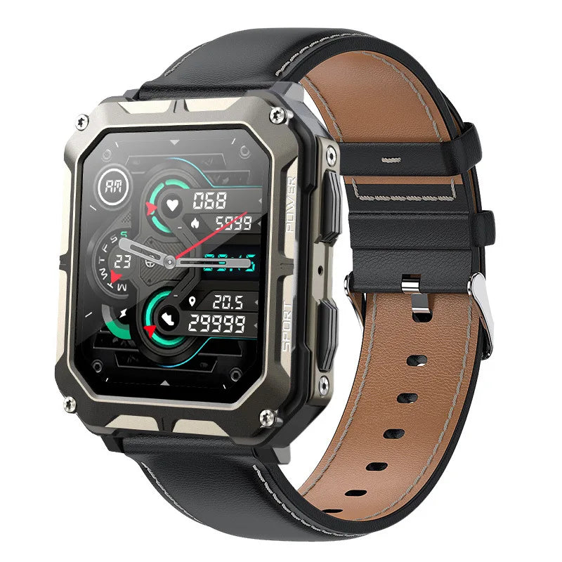 C20 PRO Smart Watch Men Bluetooth Call Outdoor Sports 1.83inch Large Screen Voice Assistant Fitness C20Pro Smartwatch