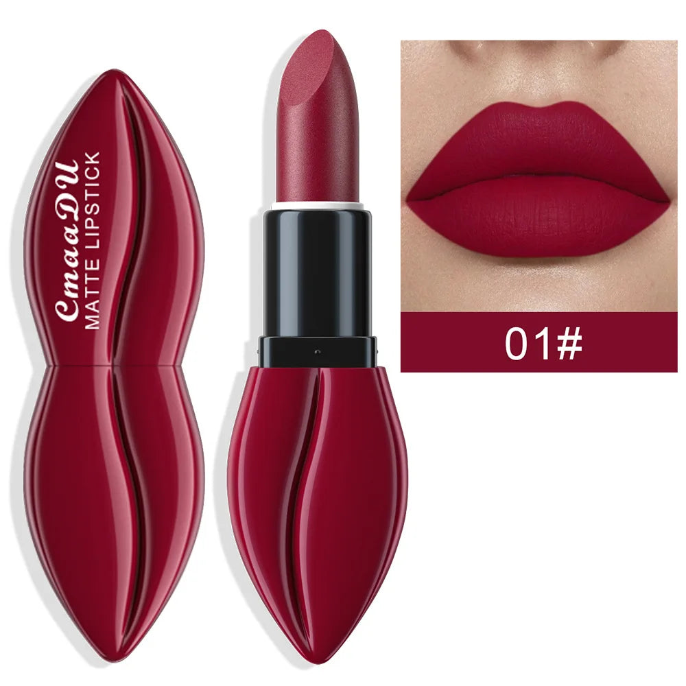 10color matte lipstick full and rich colors natural moisture comfortable fine and smooth texture long-lasting and easy to apply