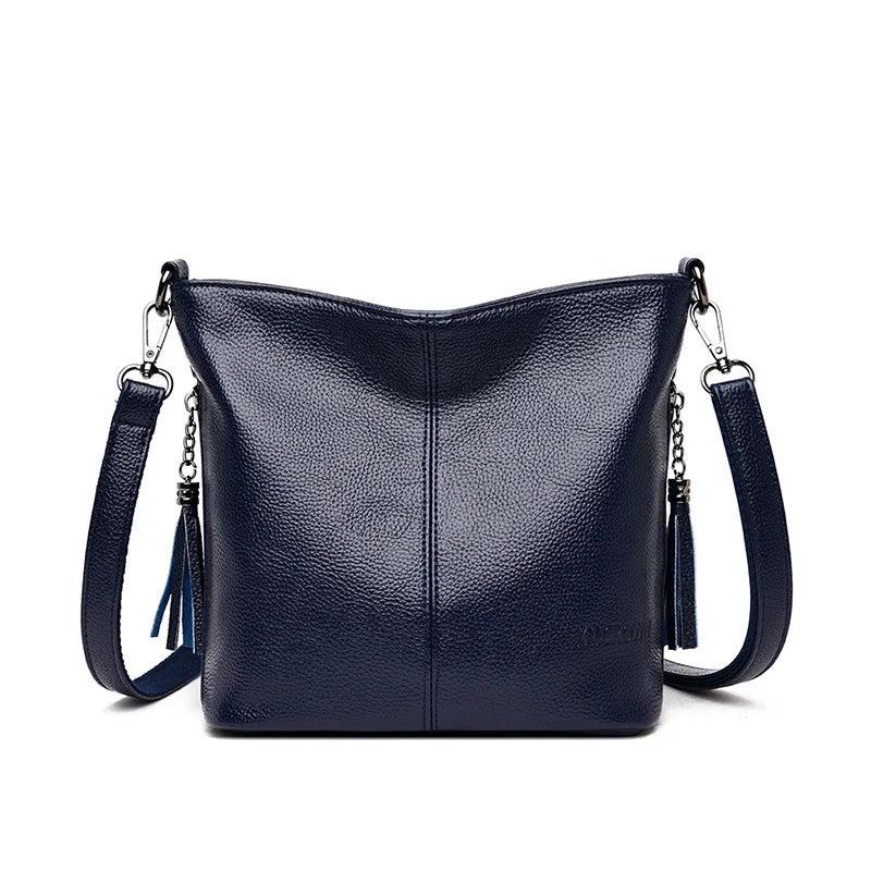 Fashion Shoulder Bags for Women Tote Bag Handbag PU Waterproof Solid Zipper Handbag Crossbody Casual Rectangle Female Pocket