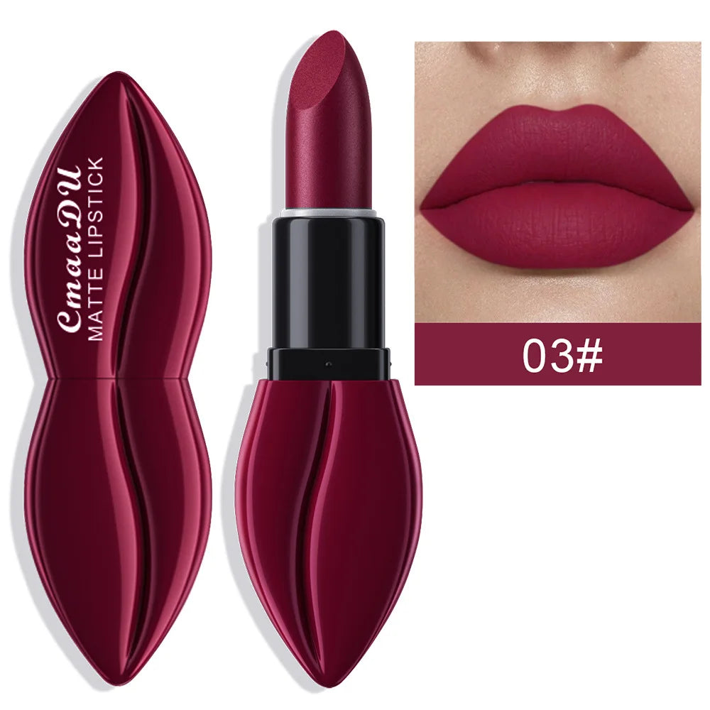 10color matte lipstick full and rich colors natural moisture comfortable fine and smooth texture long-lasting and easy to apply