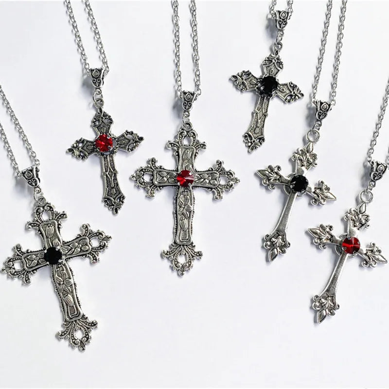 Anime Death Note Necklace Misa Amane Cosplay Detailed Cross Pendant Choker Jewelry Accessories Props Gift