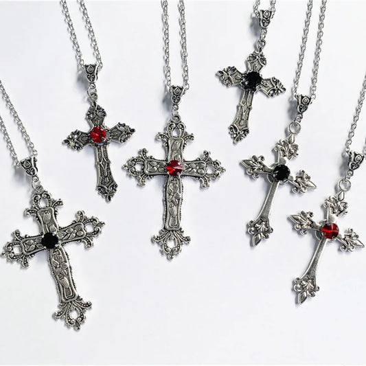 Anime Death Note Necklace Misa Amane Cosplay Detailed Cross Pendant Choker Jewelry Accessories Props Gift