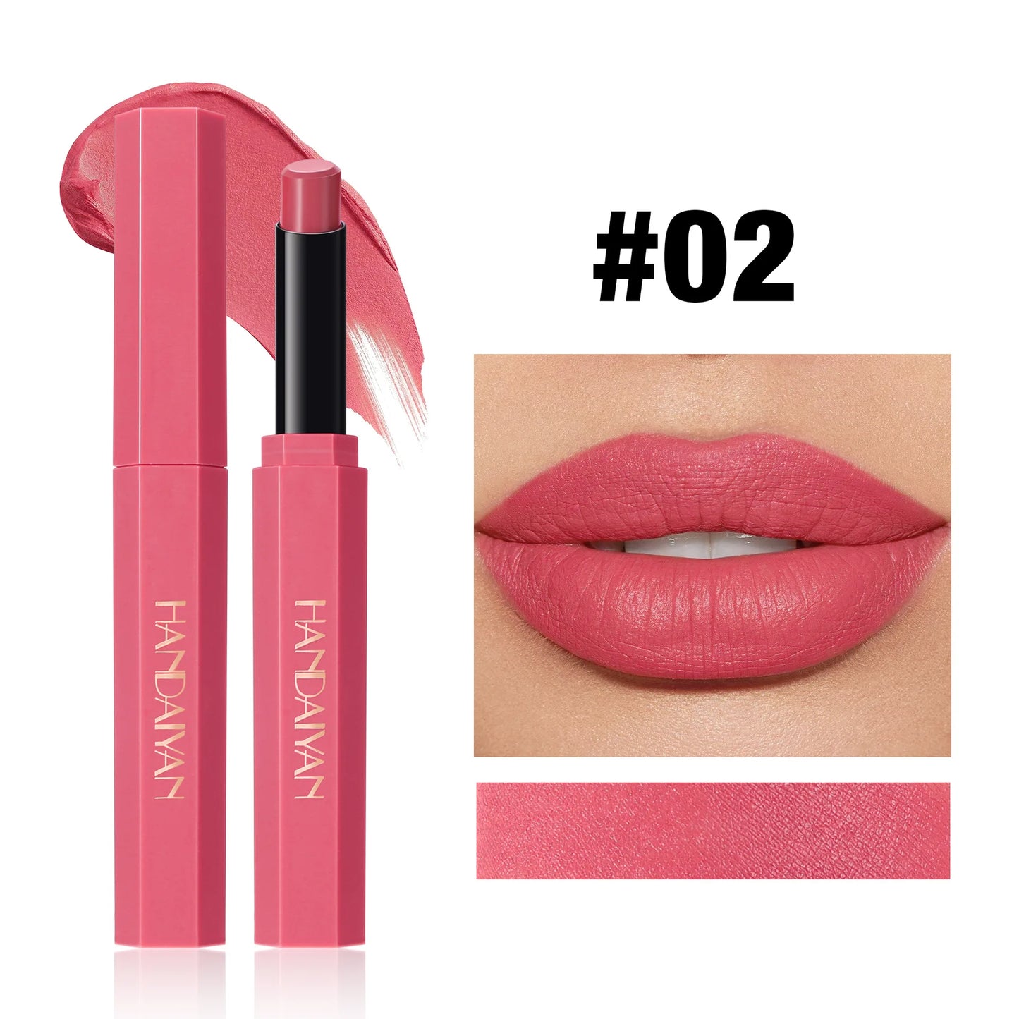 Red Matte Velvet Lipstick Waterproof Lasting Brown Lipstick Pencil Non Stick Cup Moisturize Lipstick Not Fading Sexy Lips Makeup