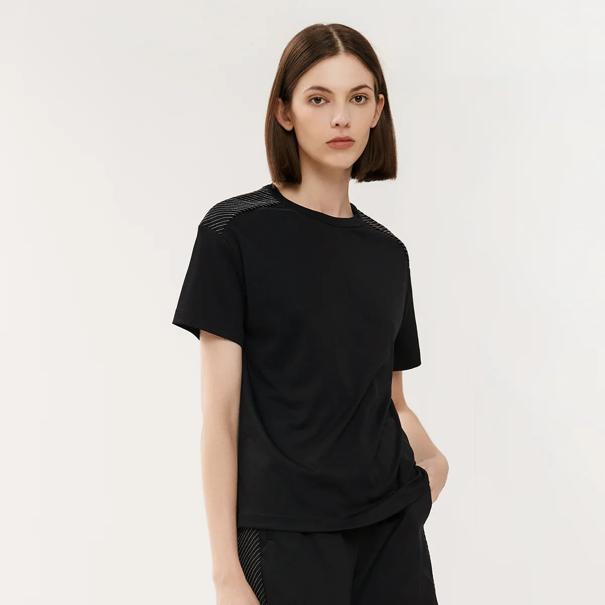 K1230W Premium Clothes Ladies Pima Cotton Tshirts Women's Clothing T-Shirt Garment Factory in China Supplier