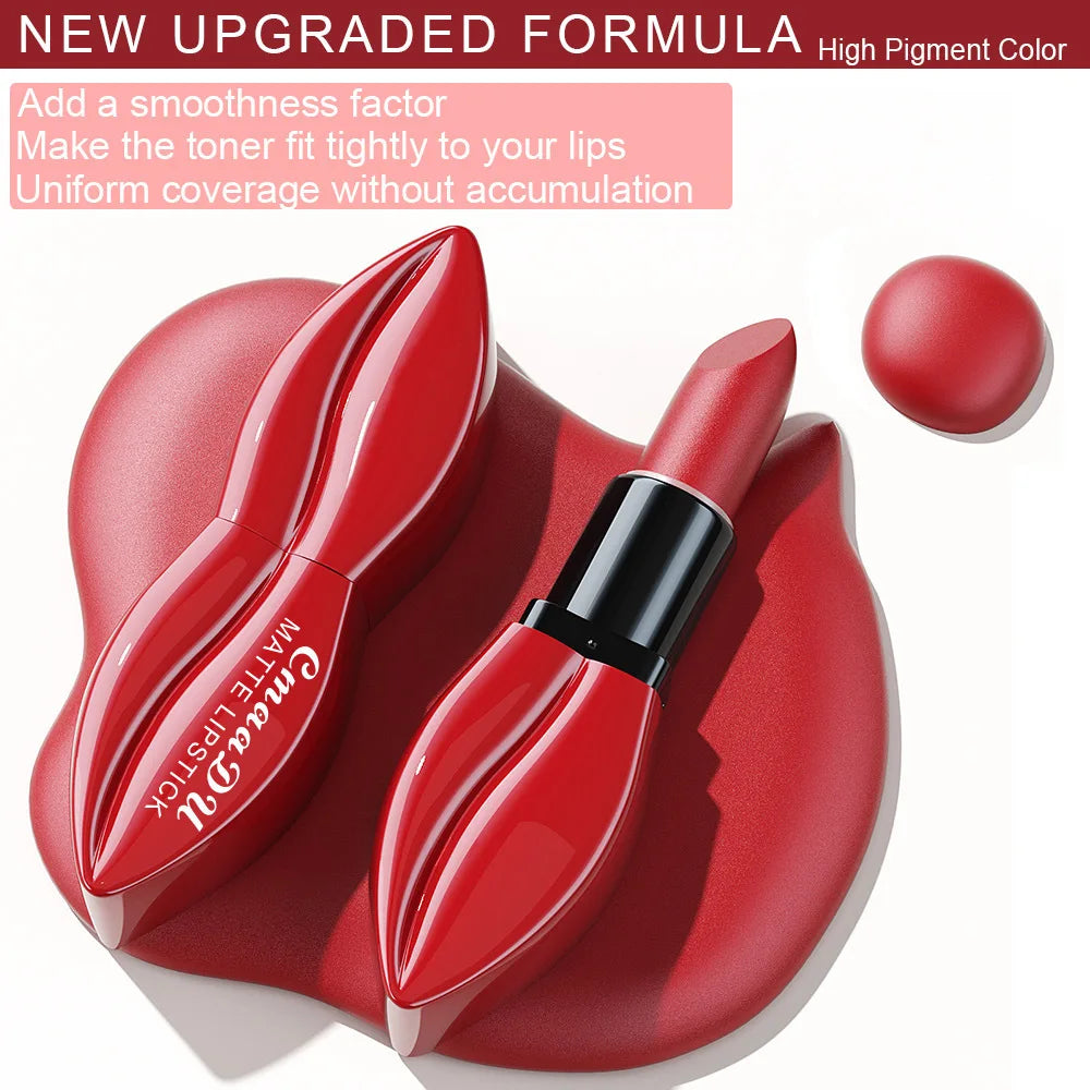 10color matte lipstick full and rich colors natural moisture comfortable fine and smooth texture long-lasting and easy to apply