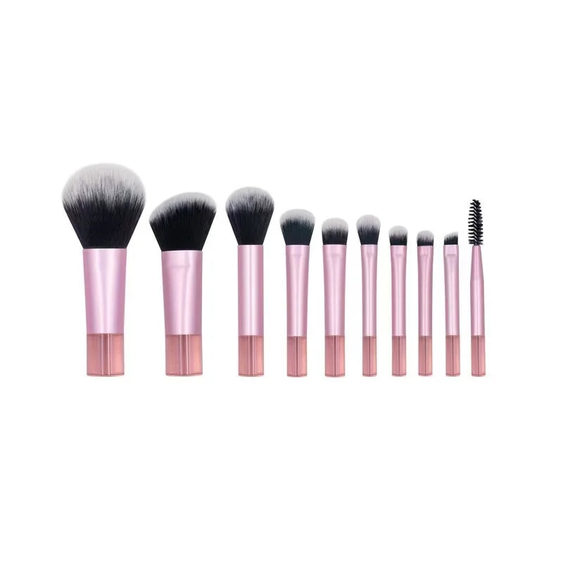 8pcs Pro Makeup Brush Set - Soft, Premium Synthetic Hair, Cruelty-Free, Easy to Clean, Foundation, Blush, Eyeshadow, Cosmetic