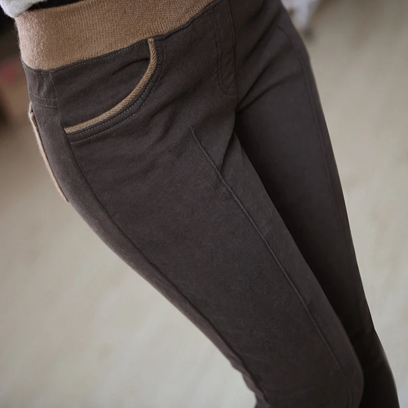 clothes S-4XL Women Pencil Pants high waist Skinny Black Thick Velvet Warm Winter Leggings Jeggings  Legins Feminina Trousers
