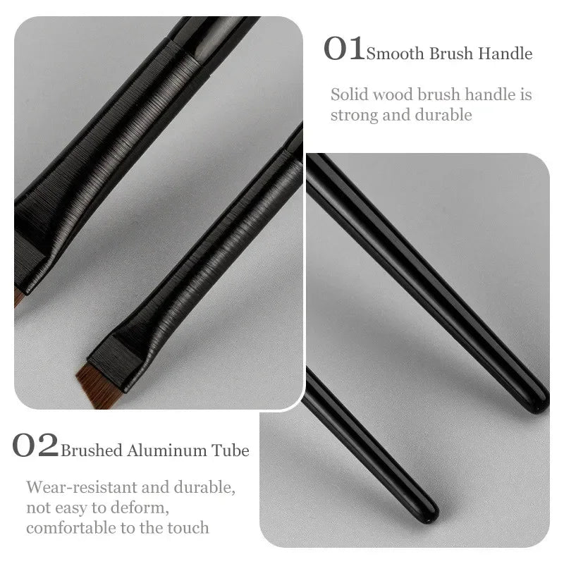A101Brush Eyebrow A102Eyeliner Brush Professional Small Angled Eyebrow Brush Brow Contour Brush Fine Eyeliner Pen Makeup Tools