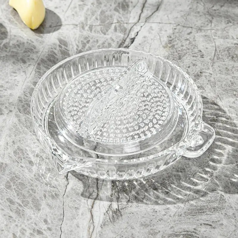Food Gadgets Plastic Ginger Garlic Grater Tools Masher With Lids Kitchen Fruit Vegetables Hand Grinder Portable Round