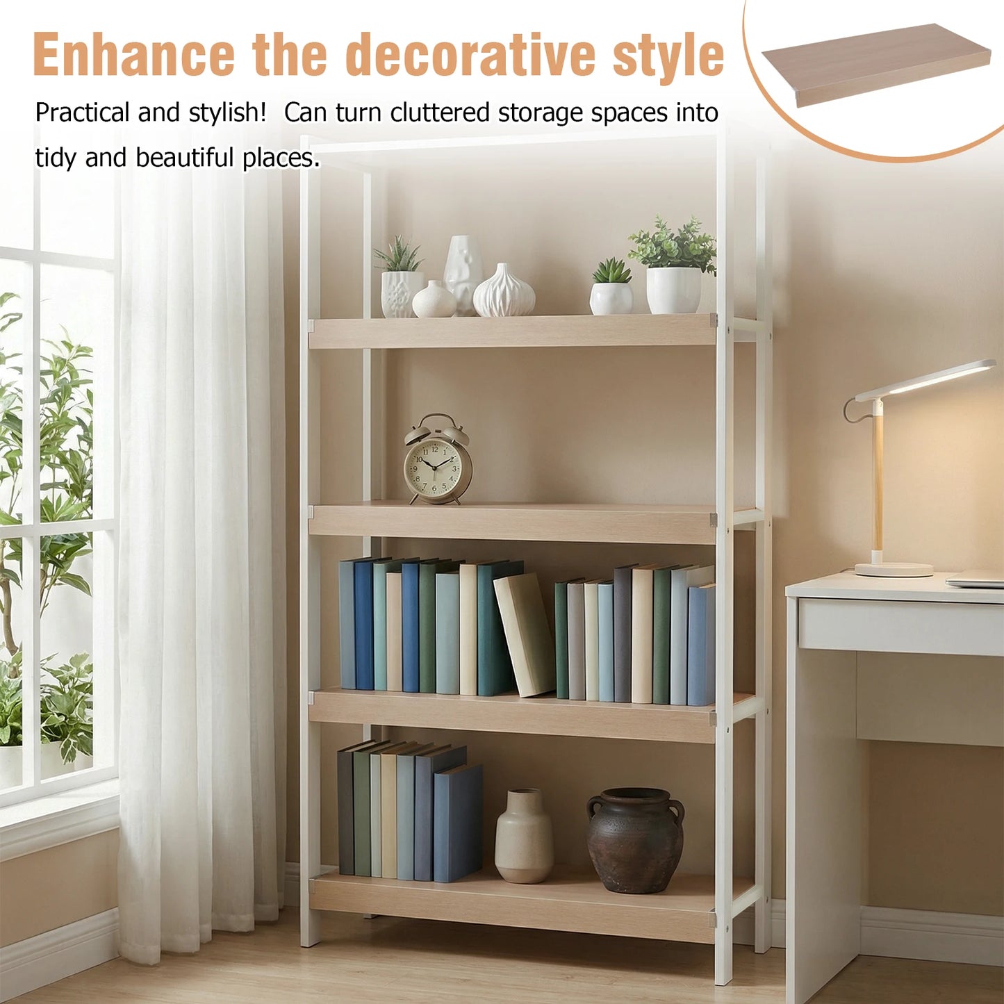 4 Pcs PVC Pantry Shelf Cover 0.32in Thick Faux Wood Rack Covers Easy To Clean and Install for Home Kitchen Bathroom Organization