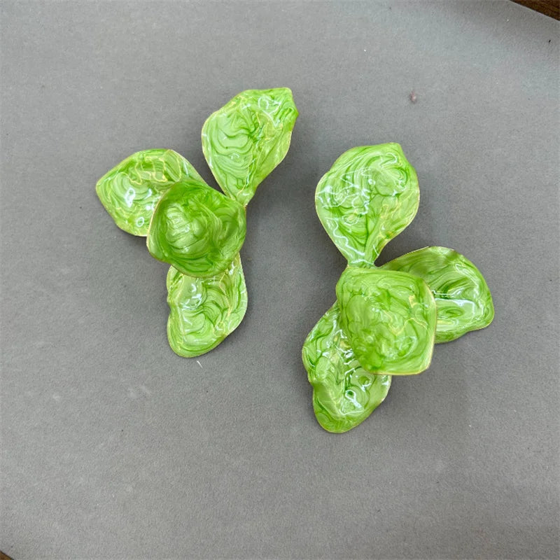 XIALUOKE Vintage Large Flowers stud Earrings for Women Girls Personality Trendy Holiday Jewelry Party Jewelry Accessories