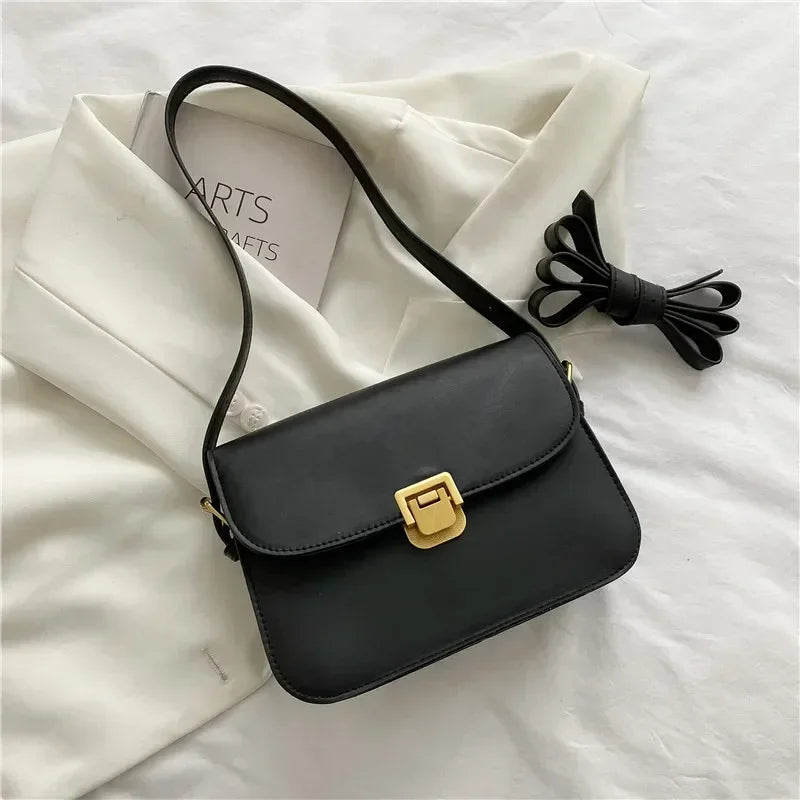 New Women's Shoulder Bag Handbag Messenger Bag Preppy Style Female Vintage Envelope Bag High Quality Briefcase Handbags