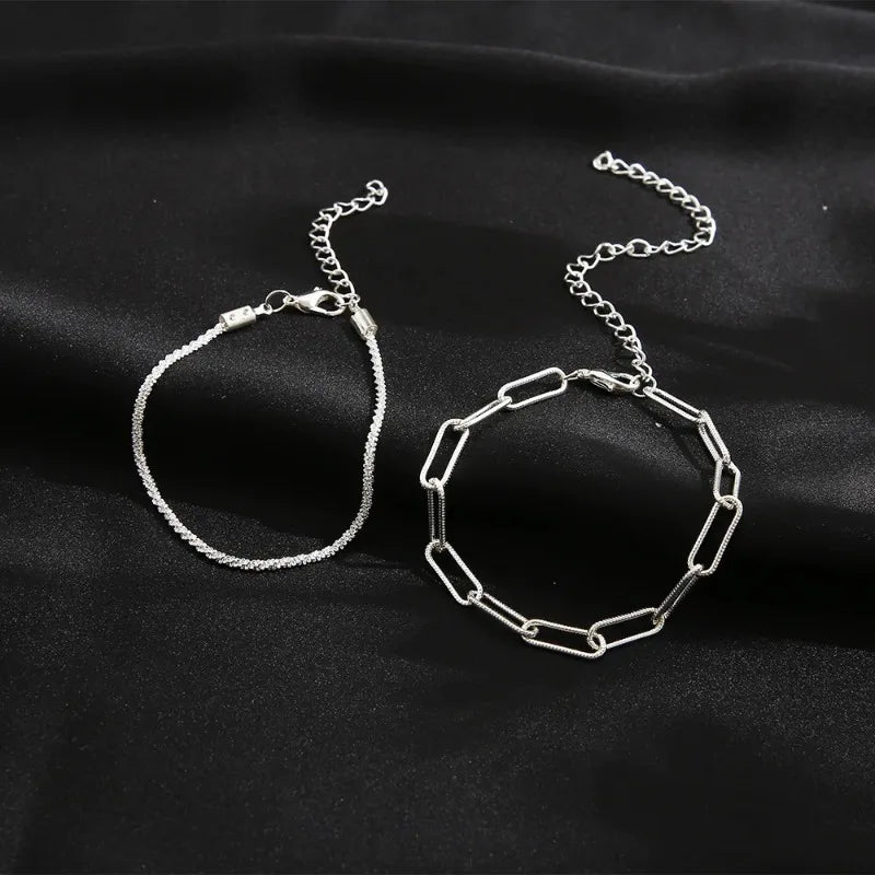 Fashion Silver Color Sparkling Adjustable Bracelets for Women Elegant Gypsophila Fine Bracelet New Wedding Party Jewelry Gifts