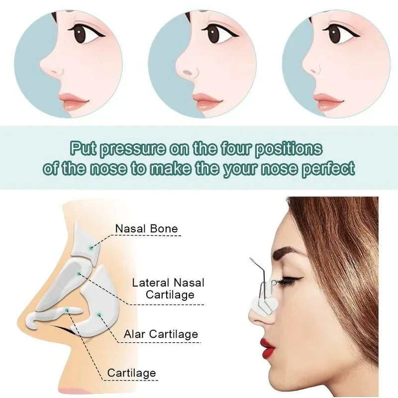 Nose Clip Corrector Nose Shaper Clip Nose Up Lifting Shaping Shaper Beauty Slimming Massager Straightening Corrector Clips