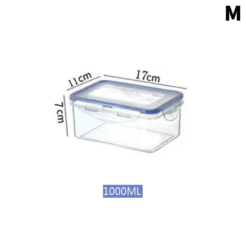 1PC 550/1000/1500/2500ml Refrigerator Food Storage Box With Plastic Lid Prepare Food Freshness Preservation Box Picnic Box
