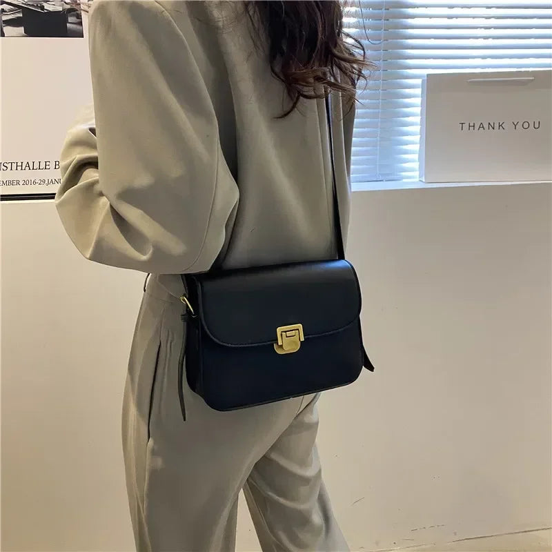 New Women's Shoulder Bag Handbag Messenger Bag Preppy Style Female Vintage Envelope Bag High Quality Briefcase Handbags
