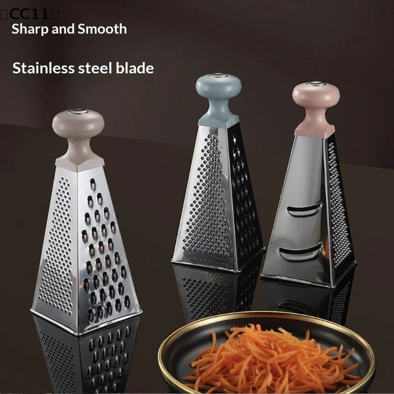 Stainless Steel 4-Sides Multi-Function Vegetable Slicer Kitchen Tool Box Grater Multipurpose Kitchen Grater〔CC11〕