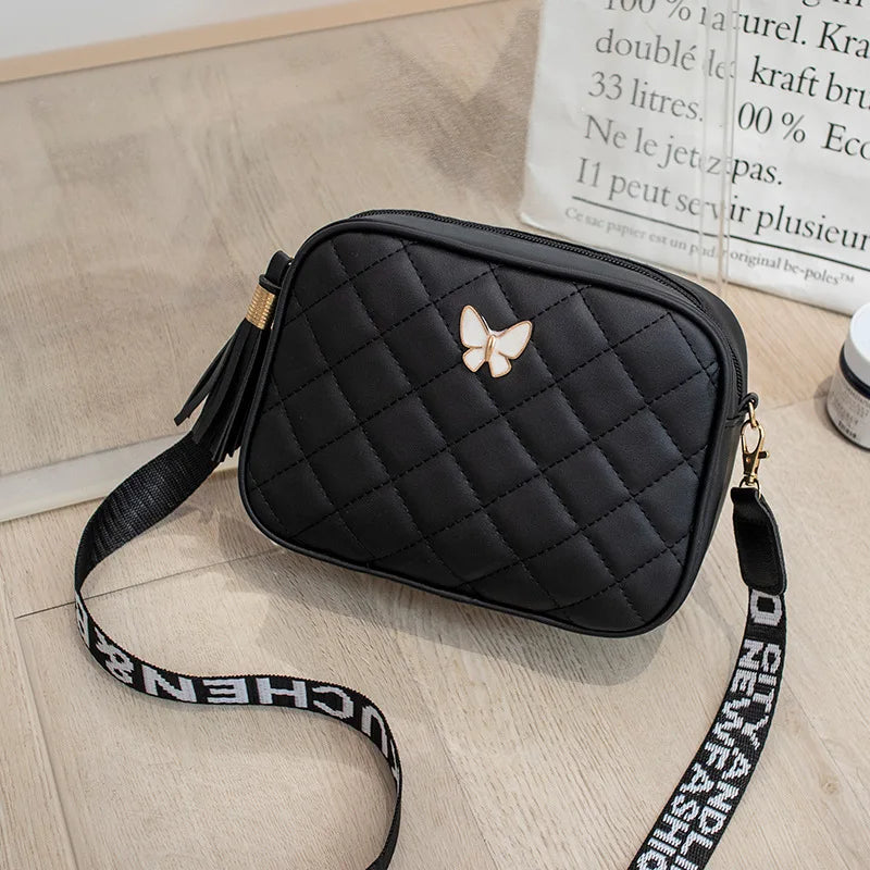 Diamond Pattern Square Shoulder Bags for Women  Fashion PU Leather Crossbody Bags Ladies Shopping Portable Handbag and Purse