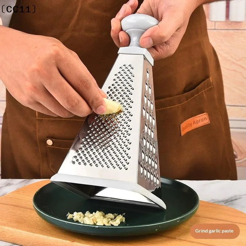 Stainless Steel 4-Sides Multi-Function Vegetable Slicer Kitchen Tool Box Grater Multipurpose Kitchen Grater〔CC11〕