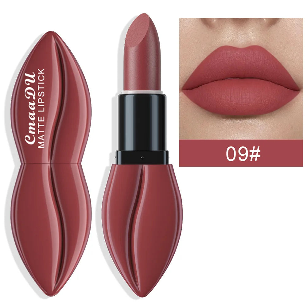 10color matte lipstick full and rich colors natural moisture comfortable fine and smooth texture long-lasting and easy to apply