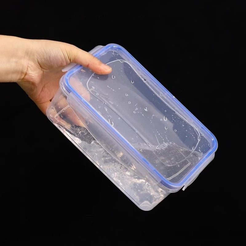 1PC 550/1000/1500/2500ml Refrigerator Food Storage Box With Plastic Lid Prepare Food Freshness Preservation Box Picnic Box