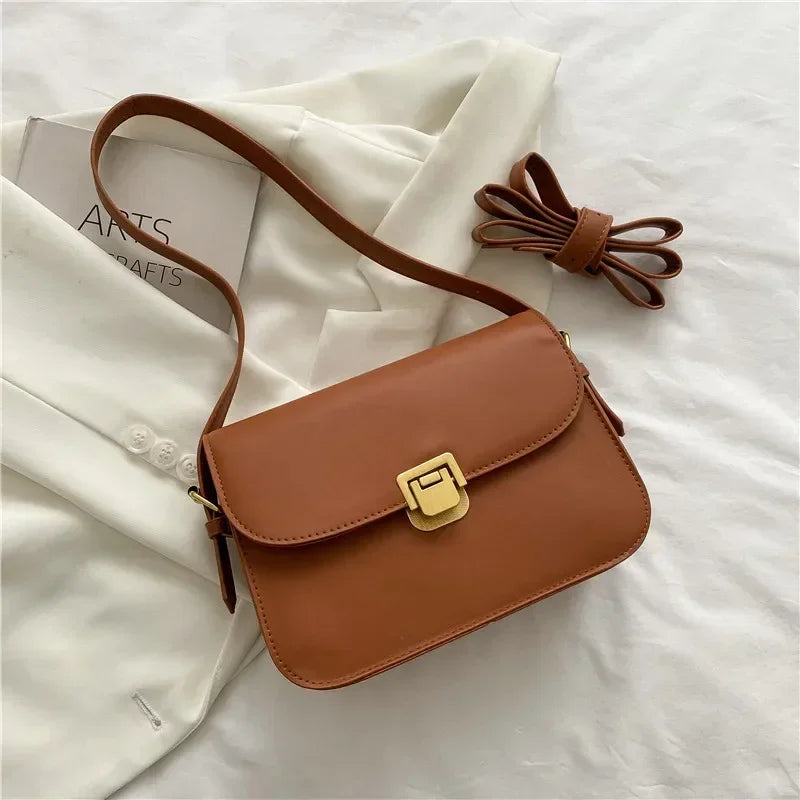 New Women's Shoulder Bag Handbag Messenger Bag Preppy Style Female Vintage Envelope Bag High Quality Briefcase Handbags