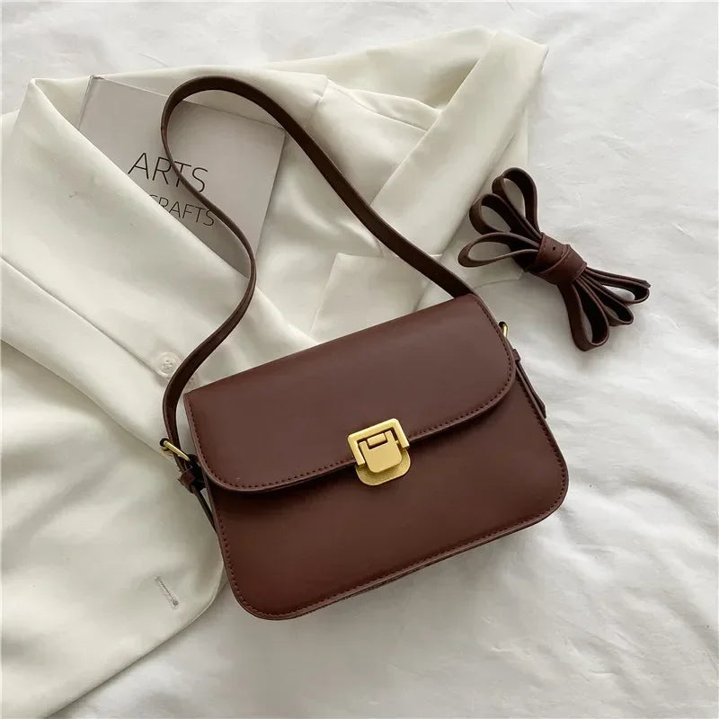 New Women's Shoulder Bag Handbag Messenger Bag Preppy Style Female Vintage Envelope Bag High Quality Briefcase Handbags