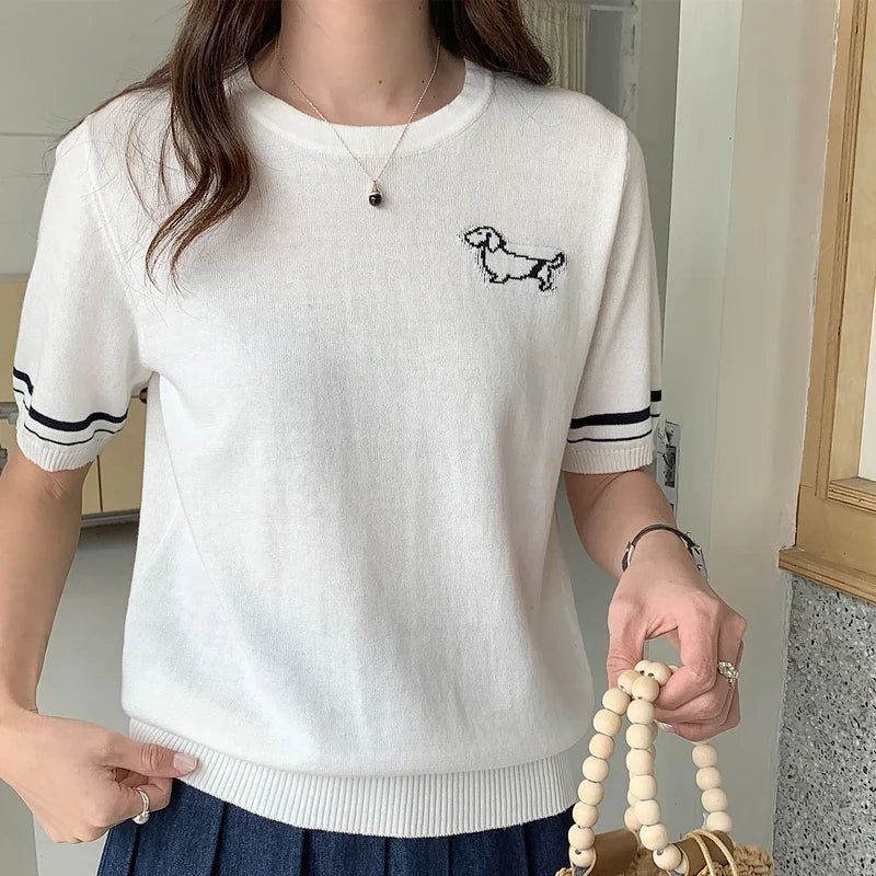Summer Women's T-shirt 100% Cotton Short Half Sleeve O neck Clothes Solid Casual Pullover Basic Female Top