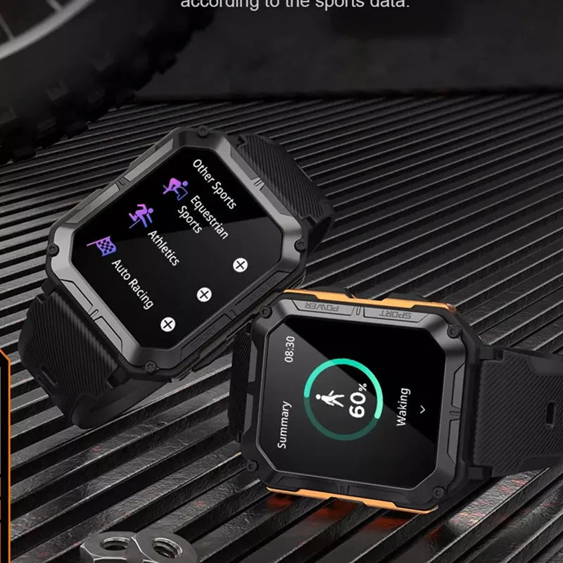 C20 PRO Smart Watch Men Bluetooth Call Outdoor Sports 1.83inch Large Screen Voice Assistant Fitness C20Pro Smartwatch
