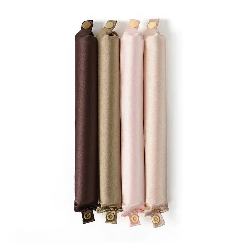 No Heat Hair Rollers Heatless Hair Curler Curling Rod Headband Satin Lazy Curls Soft Curlers Sleeping Flexi Rods Styling Tools