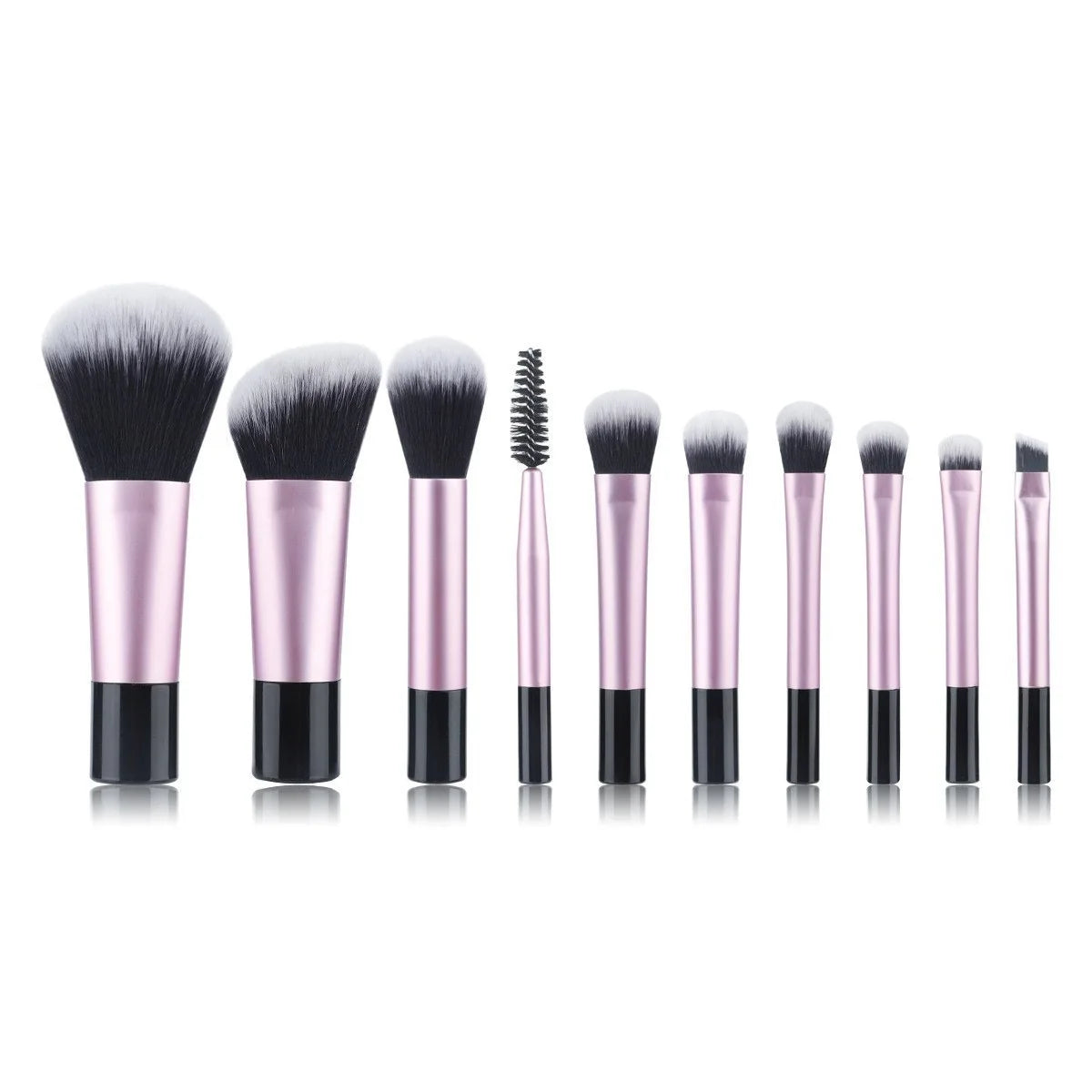 8pcs Pro Makeup Brush Set - Soft, Premium Synthetic Hair, Cruelty-Free, Easy to Clean, Foundation, Blush, Eyeshadow, Cosmetic