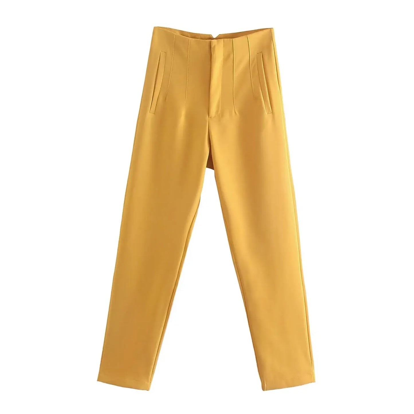 Koekop Office outfits Pencil Trousers Black Pink White Ladies Pants Fashion Office Wear High waist Pants for Women Formal Pants