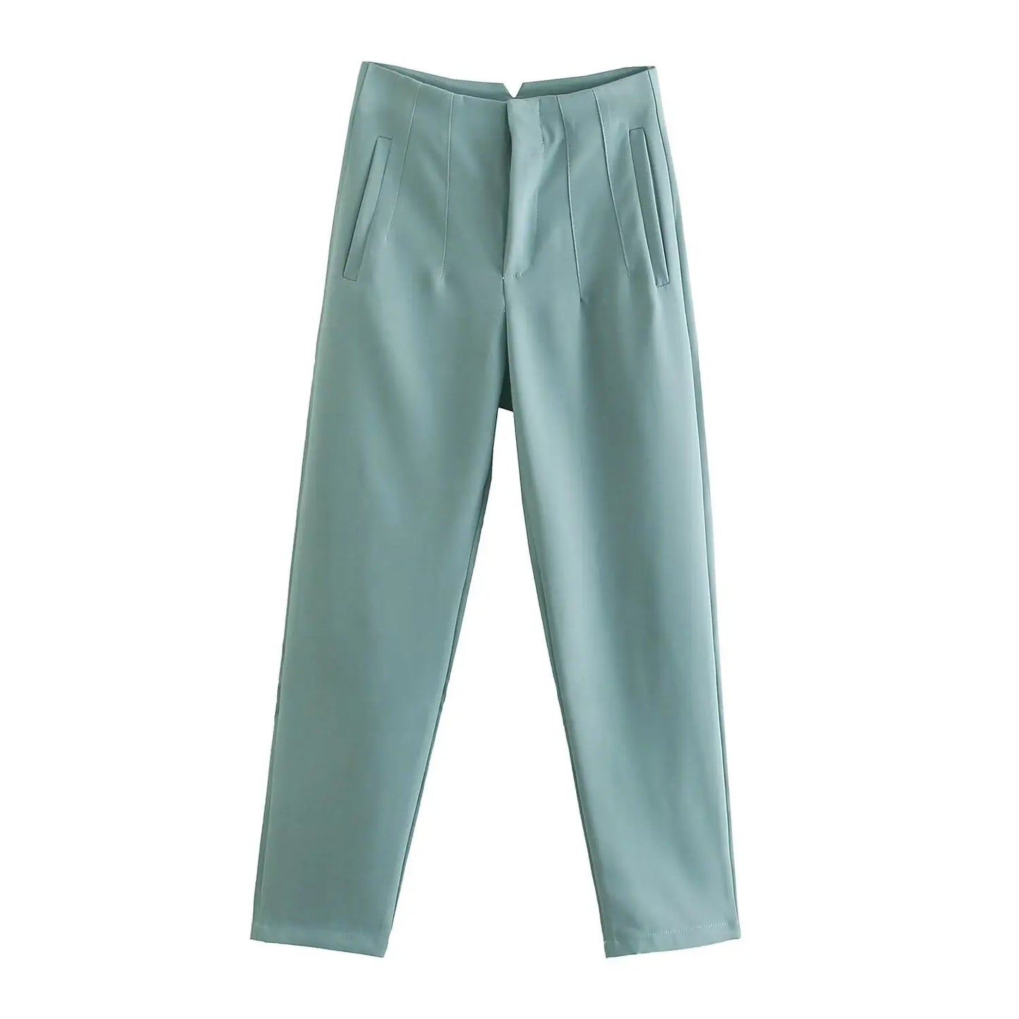 Koekop Office outfits Pencil Trousers Black Pink White Ladies Pants Fashion Office Wear High waist Pants for Women Formal Pants