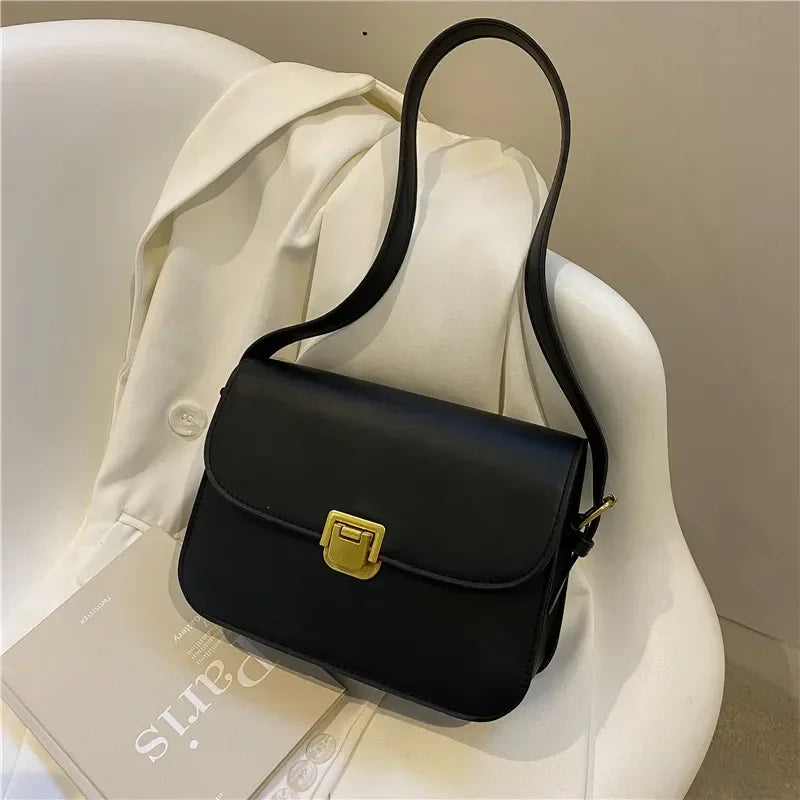 New Women's Shoulder Bag Handbag Messenger Bag Preppy Style Female Vintage Envelope Bag High Quality Briefcase Handbags