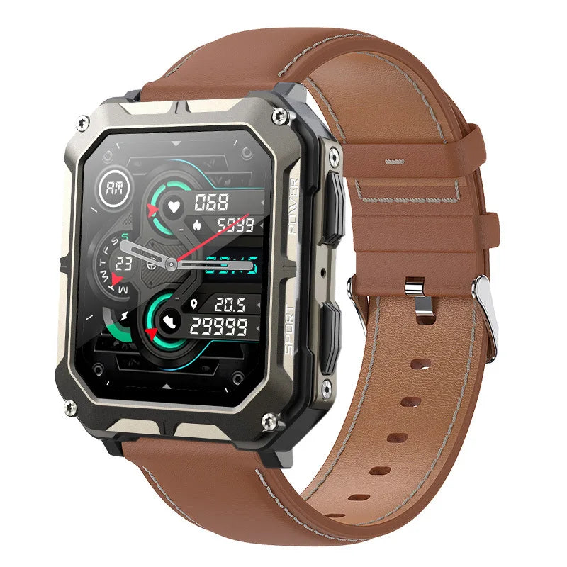 C20 PRO Smart Watch Men Bluetooth Call Outdoor Sports 1.83inch Large Screen Voice Assistant Fitness C20Pro Smartwatch