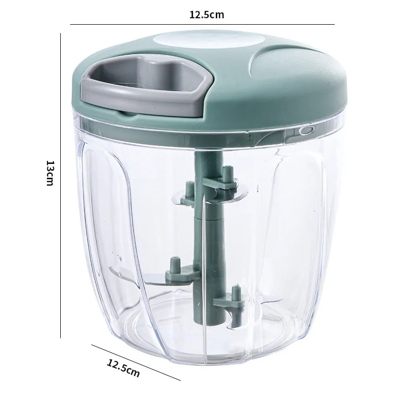 Home 1pc 500/900ML Manual Hand Pull Meat Mincer Garlic Chopper Vegetable Chili Onion Cutter Kitchen Cooking Tools