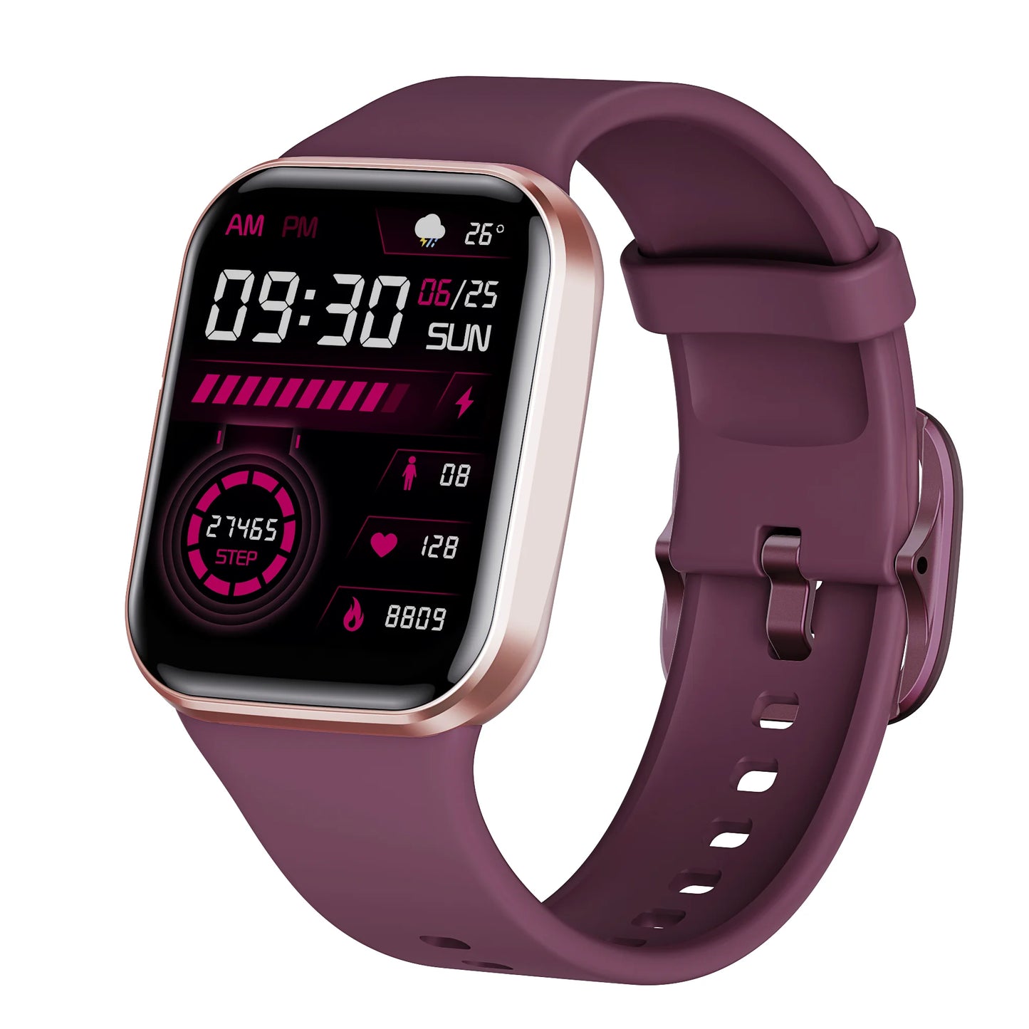 Luxury Man Smart Watch Fitness Tracker Smartwatch Heart Monitor Clock Sport IP68 Waterproof Watches for Women Android Phone 2025