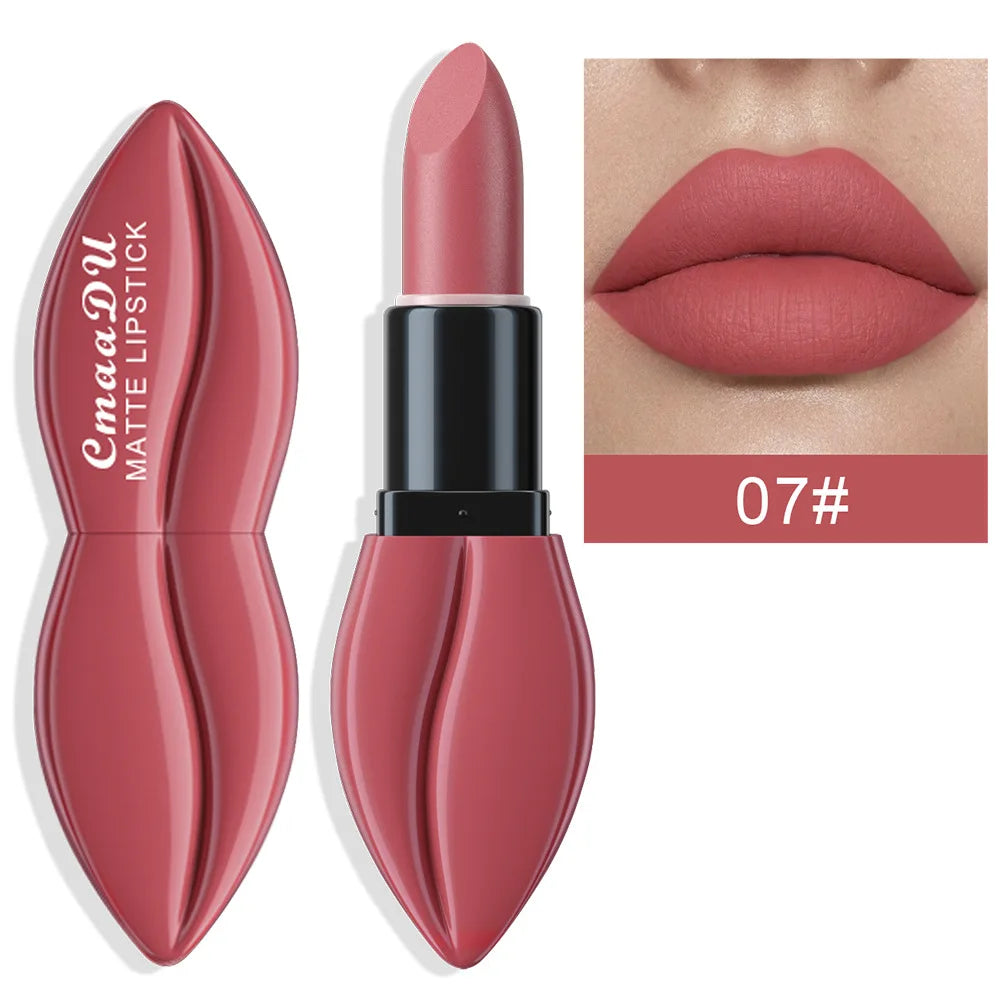 10color matte lipstick full and rich colors natural moisture comfortable fine and smooth texture long-lasting and easy to apply