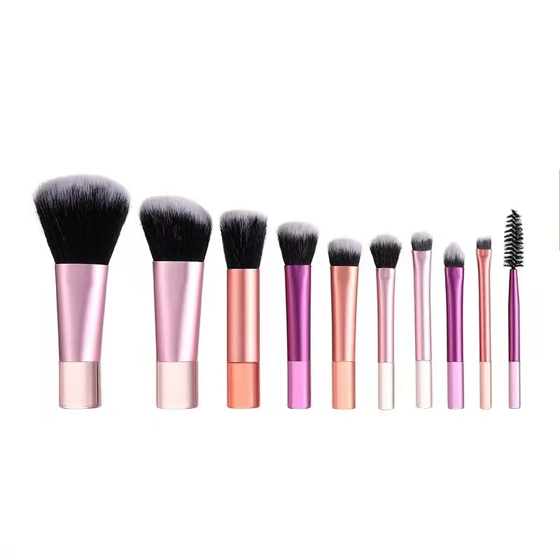 8pcs Pro Makeup Brush Set - Soft, Premium Synthetic Hair, Cruelty-Free, Easy to Clean, Foundation, Blush, Eyeshadow, Cosmetic