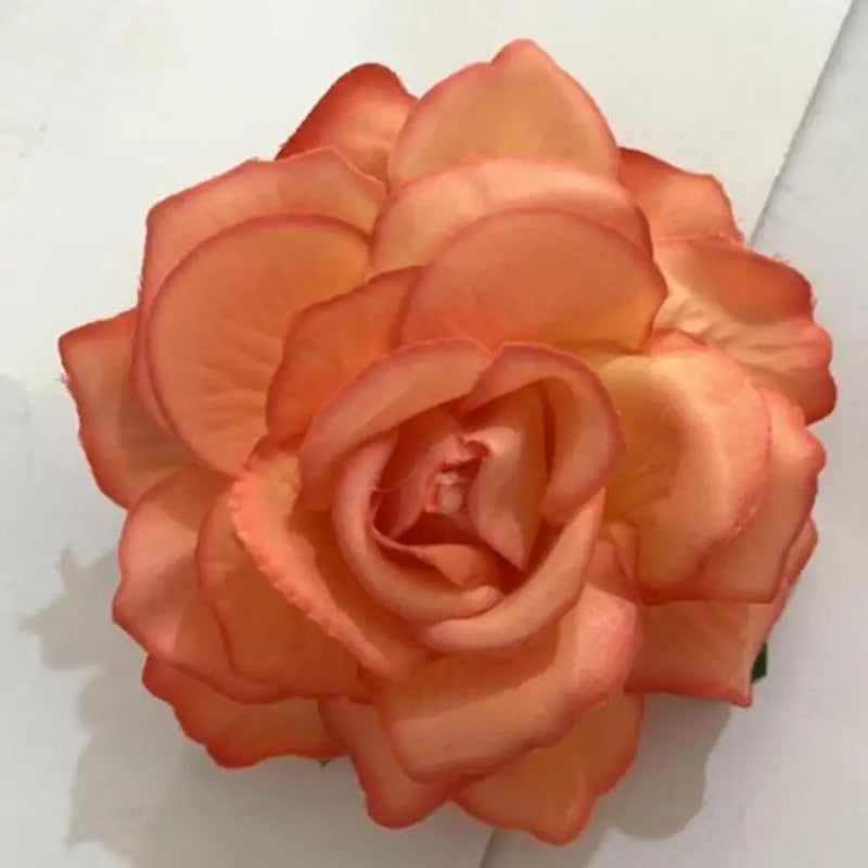 Big Rose Flower Hairpin For Bridal Wedding Simulated Flower Hair Clip Women Hawaii Holiday Diy Headdress Hair Accessories