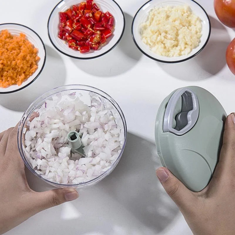 500/900ML Manual Meat Mincer Garlic Chopper Hand Crank Food Processor Vegetable Onion Cutter Garlic Press Crusher KitchenCooking