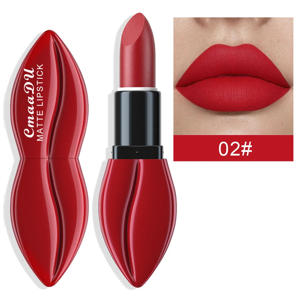 10color matte lipstick full and rich colors natural moisture comfortable fine and smooth texture long-lasting and easy to apply